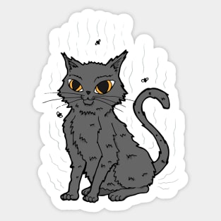 Smelly Cat, What Are They Feeding You? Sticker